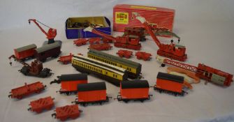 Hornby Dublo breakdown cranes and other various crane models