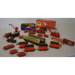 Hornby Dublo breakdown cranes and other various crane models