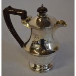 Silver coffee pot, Birmingham 1933, total approx weight 13.