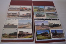 2 albums of North American railway photographs