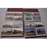 2 albums of North American railway photographs