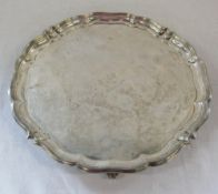 Silver salver Sheffield 1918 D 36 cm weight 49.