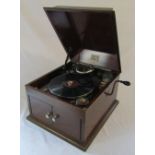 HMV 'Model 103' no 4 Gramophone with records