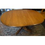 Ercol table with scratches to leaf