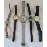Selection of wrist watches inc Pulsar