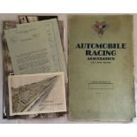 David N Robinson collection - The Automobile Racing Association Air - Land - Water.