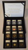 Cased limited edition 2014 Datestamp United Kingdom specimen year coin set