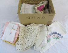 Selection of vintage table linen and mats
