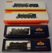 2 boxed Hornby locomotives and 2 boxed Bachmann locomotives