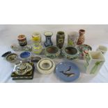 Various 1950/60s pottery inc The Jersey Pottery