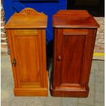 2 Victorian bedside cabinets