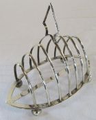 Silver toast rack London 1912 weight 6.