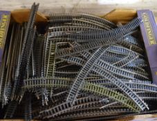 Large box of model railway track