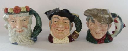 3 large Royal Doulton character jugs - Mine Host,