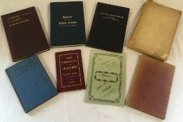 David N Robinson collection - 8 Lincolnshire books including Tetney - A History by Rev.