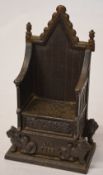 Harper cast iron money box