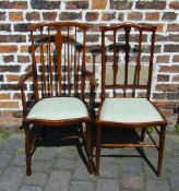 2 Edwardian chairs