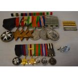 Medal group attributed to 38195 A/Off C.B. North, Lincoln, S.J.A.