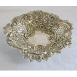 Silver bonbon dish London 1895 weight 1.