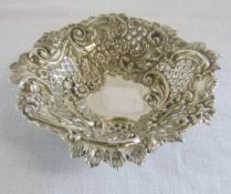 Silver bonbon dish London 1895 weight 1.