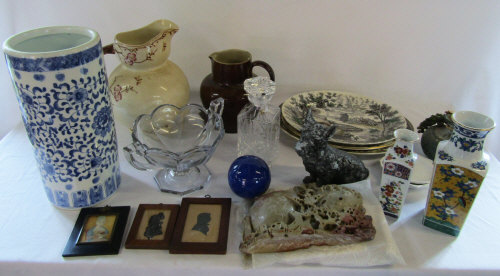 2 boxes of assorted ceramics and glassware etc
