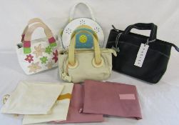 4 ladies handbags with dust covers inc Radley & Lilley and Skinner