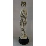 Large resin persephone figure H 77 cm