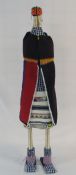 Large African Ndebele doll H 112 cm