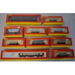 10 Hornby boxed carriages and wagons