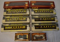 10 boxed model railway carriages and wagons including Wrenn,