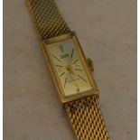 Gold plated 'Emka Geneve' wristwatch