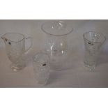 Ex shop stock - 2 Bohemia crystal vases,