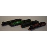 4 unboxed Hornby locomotives including 8009, 48073,