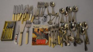 Large selection of silver plated cutlery