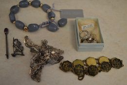 Costume jewellery including a Lola Rose of London semi precious stone bracelet,