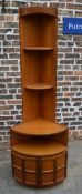 Retro Nathan teak corner unit