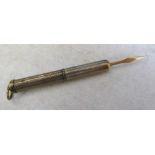 9ct gold retractable tooth pick weight 7.