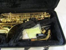 Stagg 77-SA saxophone with case