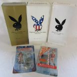 3 Playboy playmates of the year dolls 1997/1998 and 2002 and 2 carded adult dolls inc Jenna Jameson