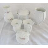 6 pieces of Kaiser Germany porcelain inc Rosalie