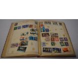 World stamp album including GB stamps