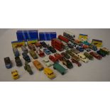 Various die cast model cars including Matchbox and Lesney