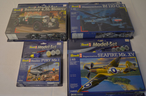 Revell Model-Sets including 1:24 Bentley 4.