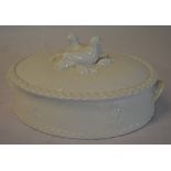 Gourmet oven to tableware Royal Worcester white game Casserole Dish and lid