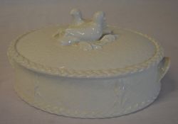 Gourmet oven to tableware Royal Worcester white game Casserole Dish and lid