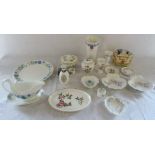 Selection of Wedgwood ceramics inc pin dishes,