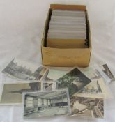 Large quantity of topographical postcards
