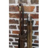 2 early 20th century fishing rods