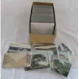 Box of mainly topographical postcards