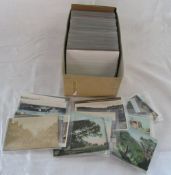 Box of mainly topographical postcards